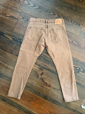 Levi's Men's Tan Slim Jeans Vintage